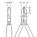 Pince coupante cote electro 125mm KNIPEX - 76 22 125