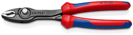 Pince de préhension frontale et latérale Twingrip - 200 mm - Gainage Bi-matière - Tête polie KNIPEX - 8202200