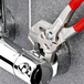 Pince cle 150mm chrome gaine pvc KNIPEX - 86 03 150 SB
