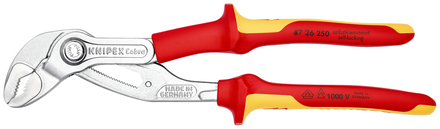Pince multipr. cobra® 250mm chrome 1000v KNIPEX - 87 26 250