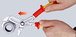 Pince multipr. cobra® 250mm chrome 1000v KNIPEX - 87 26 250