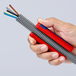 Coupe-tubes pour gaines électriques Twistcut - sur carte, sous blister - KNIPEX - 90 22 01 SB