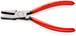 Pince de vitrier à becs plats 160mm - Gainage PVC - Becs de largeur 9,5mm KNIPEX - 9161160