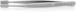 Pince brucelle inox 120mm lisse rectangulaire KNIPEX - 920105