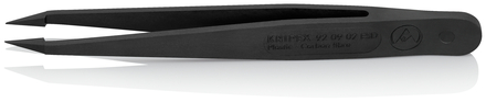 Pince brucelle en plastique 115mm ESD KNIPEX - 920902ESD