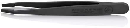 Pince brucelle en plastique 115mm ESD rectangulaire KNIPEX - 920904ESD