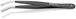 Pince brucelle inox de positionnement 120mm ESD coudée à 35° KNIPEX - 921601ESD