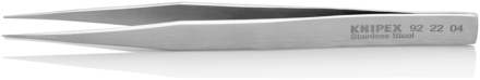 Brucelle de précision 130mm droite - Pointue - Acier inoxydable antimagnétique KNIPEX - 922204