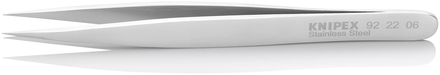 Brucelle de précision 120mm droite - Pointue - Acier inoxydable antimagnétique KNIPEX - 922206