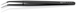 Brucelle de précision 155mm coudée 45° avec goujon - Pointue - Noire laquée KNIPEX - 923437