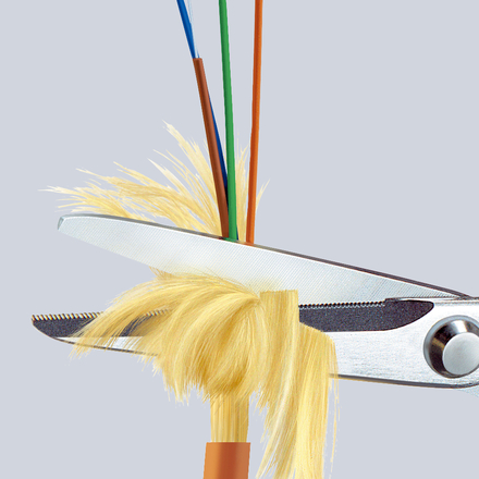 Ciseaux pour fibres en kevlar® 160mm KNIPEX - 95 03 160 SB