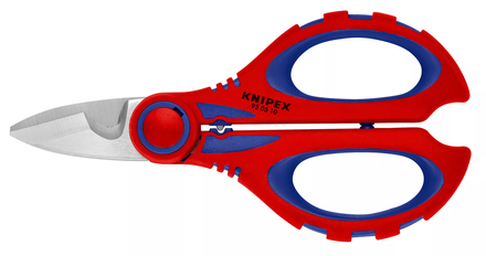 Ciseaux d'électricien - 160 mm, sur carte, sous blister - KNIPEX - 95 05 10 SB