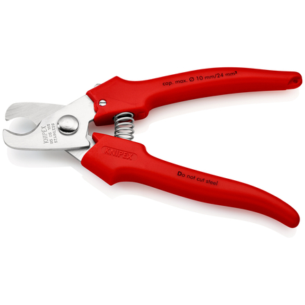 Pince 165mm coupe-cables ø 10mm 24mm² KNIPEX - 95 05 165 SB