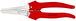 Ciseaux universels coupe-tout 190mm - Poignées PVC - Acier Inox KNIPEX - 9505190SB