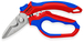 Ciseaux d'électricien - Fonction sertissage d'embouts - Oeillet antichute KNIPEX - 950520SB