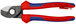 Coupe-cables 165mm ø15mm 50mm² antichute - Sur carte - KNIPEX - 95 12 165 T BK