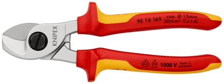 Coupe-cables 165mm ø15mm 50mm² 1000v KNIPEX - 95 16 165