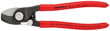 Coupe-cables 165mm ø15mm 50mm² KNIPEX - 95 21 165 SB