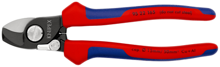 Coupe-cables 165mm ø15mm 50mm² KNIPEX - 95 22 165
