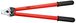 Coupe-câbles 600mm - Ø27mm/150mm² Cu/Al - Gainage surmoulé isolé 1000V KNIPEX - 9527600