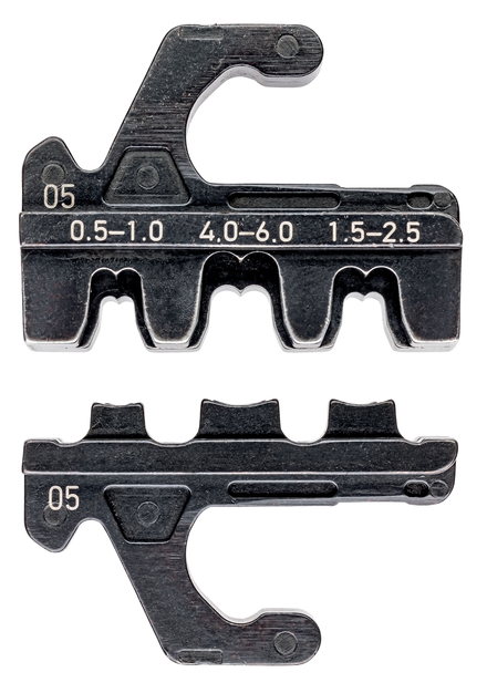 Matrice pour pince à sertir MultiCrimp® - Pour cosses à fût ouvert 0,5 à 6mm² KNIPEX - 973905
