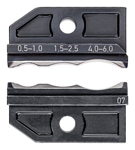 Matrices pour 97 43 200 - Sertissage cosses gaine thermo rétractable 0,5 à 6mm² KNIPEX - 974907