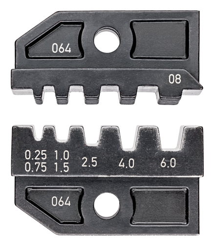 Matrices pour 97 43 200 - Sertissage embouts de câble isolés ou non 0,25 à 6mm² KNIPEX - 974908