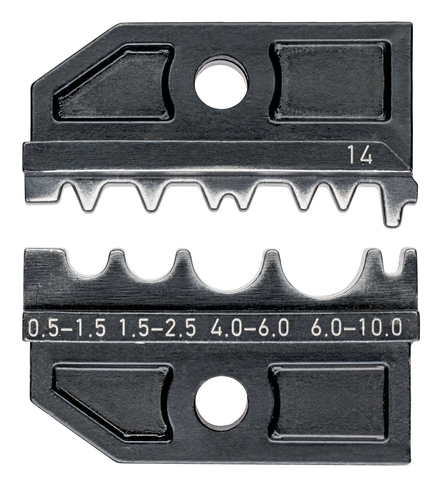 Matrices pour 97 43 200 - Sertissage pour cosses tubulaires de 0,5 à 10mm² KNIPEX - 974914