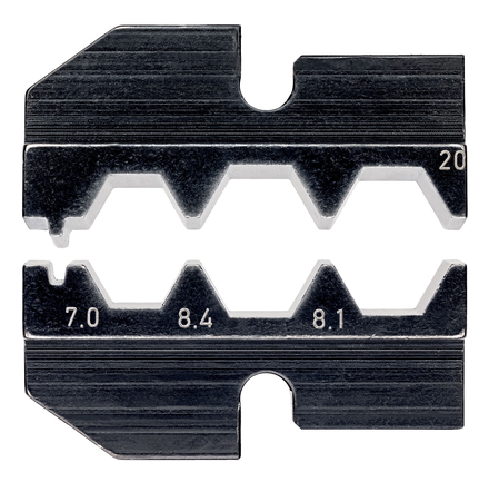 Matrices pour 97 43 200 - Sertissage connecteurs en F pour connexion TV / Sat. KNIPEX - 974920