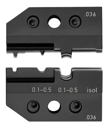 Matrice de sertissage pour cosses non isolées et pré-isolées 0,1 à 0,5mm² KNIPEX - 974921