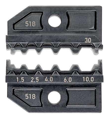 Matrices pour 97 43 200 Sertissage connecteurs sertis selon DIN46267 1,5 à 10mm² KNIPEX - 974930