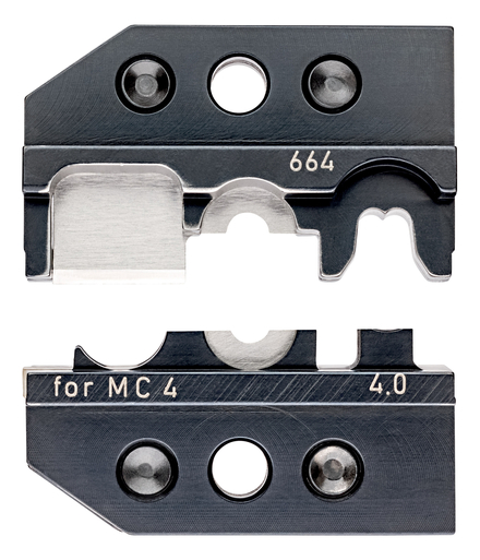 Matrices pour 97 43 200 - Sertit, dénude, coupe connecteurs solaires MC4 de 4mm² KNIPEX - 9749664