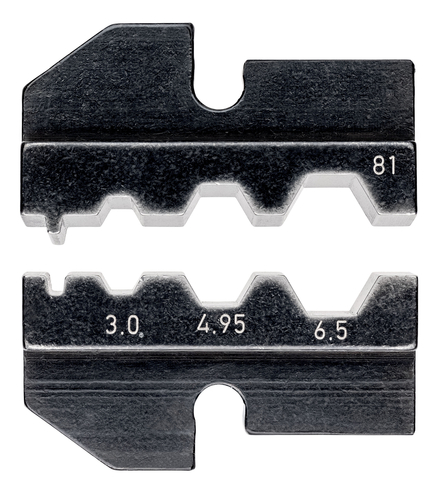 Matrices pour 97 43 XX - Sertissage connecteurs fibre optique SW 3,0/ 4,95/ 6,5 KNIPEX - 974981
