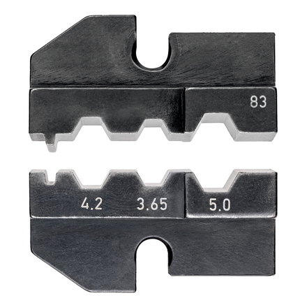 Matrices pour 97 43 XX - Sertissage connecteurs fibre optique SW 3,65 /4,2 /5,0 KNIPEX - 974983