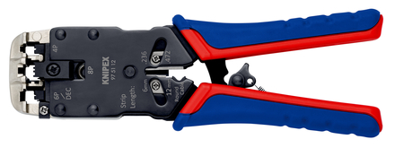 Pince sertir fiche western rj10/11/12/46 KNIPEX - 97 51 12 SB