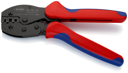 Pince a sertir preciforce® av. 1 profil KNIPEX - 97 52 35 SB