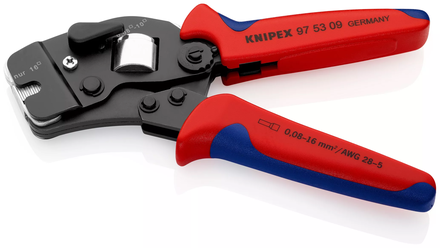 Pince sertir frontale embouts 0,08-16mm² KNIPEX - 97 53 09 SB