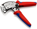 Pince à sertir auto-ajustable pour embouts de câble, avec tête de sertissage rotative Twistor16® - KNIPEX - 97 53 18