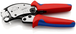 Pince à sertir auto-ajustable pour embouts de câble, avec tête de sertissage rotative Twistor16® - KNIPEX - 97 53 18