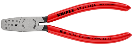 Pince a sertir 145mm embouts 0,25-2,5mm² KNIPEX - 97 61 145 A