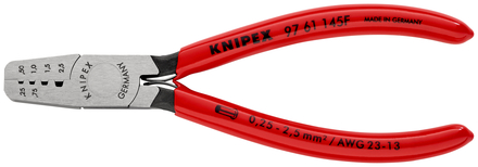 Pince a sertir 145mm embouts 0,25-2,5mm² KNIPEX - 97 61 145 F