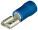 Cosses clips femelles isolées bleu 6,3 x 0,8mm / 1,5 - 2,5mm² - 100 pièces KNIPEX - 9799021