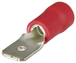 Cosses à languette isolées rouge 6,3 x 0,8mm / 0,5 - 1,0mm² - 100 pièces KNIPEX - 9799110
