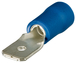 Cosses à languette isolées bleu 6,3 x 0,8mm / 1,5 - 2,5mm² - 100 pièces KNIPEX - 9799111