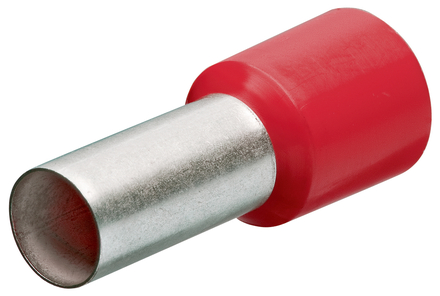 Embouts de câbles isolés rouge 1,0mm² - AWG 17 - longueur 14mm - 200 pièces KNIPEX - 9799332