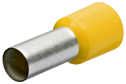 Embouts de câbles isolés jaune 6,0mm² - AWG 10 - longueur 20mm - 100 pièces KNIPEX - 9799336