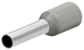 Embouts de câbles isolés gris 0,75mm² - AWG 18 - longueur 16mm - 200 pièces KNIPEX - 9799351