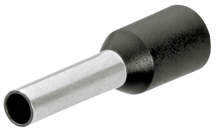 Embouts de câbles isolés noir 1,5mm² - AWG 15 - longueur 16mm - 200 pièces KNIPEX - 9799353