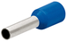 Embouts de câbles isolés bleu 2,5mm² - AWG 13 - longueur 16mm - 200 pièces KNIPEX - 9799354