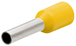 Embouts de câbles isolés jaune 25,0mm² - AWG 3 - longueur 32mm - 50 pièces KNIPEX - 9799359
